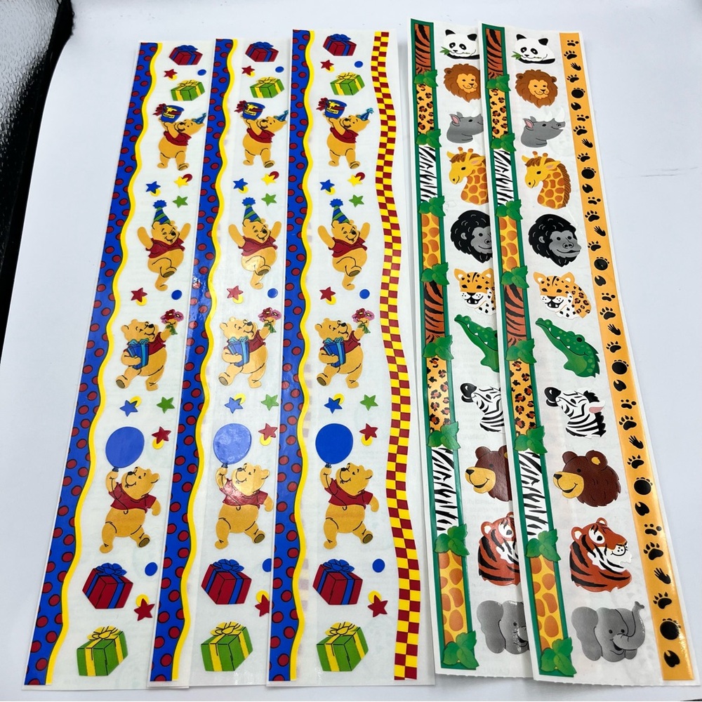 Disney Winnie the Pooh and Jungle Animals Wall Decals - Multicolor